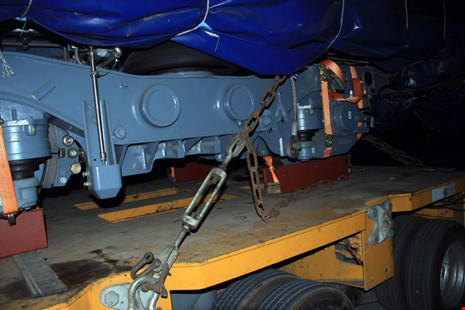 Tàu đường sắt Cát Linh - Hà Đông đã về Hà Nội, chuẩn bị được lắp đặt